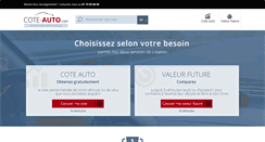 Desktop Screenshot of cote-auto.com