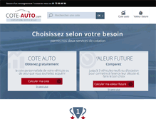 Tablet Screenshot of cote-auto.com